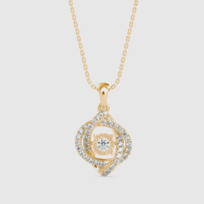Juliet Diamond Pendant- Golden